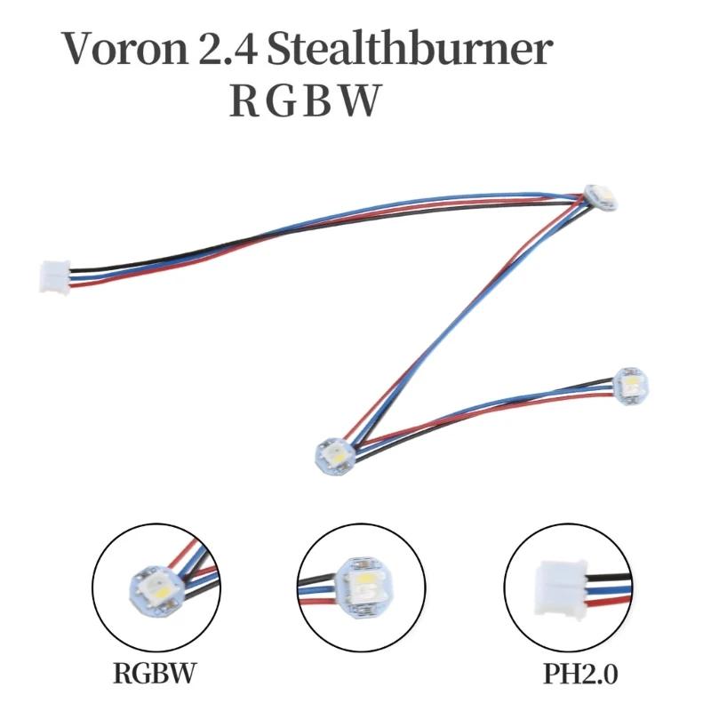 Voron 2.4 Stealthburner Led ŰƮ  3 RGBW ̴ ư PCB Ledִ    3D  DIY Led ŰƮ